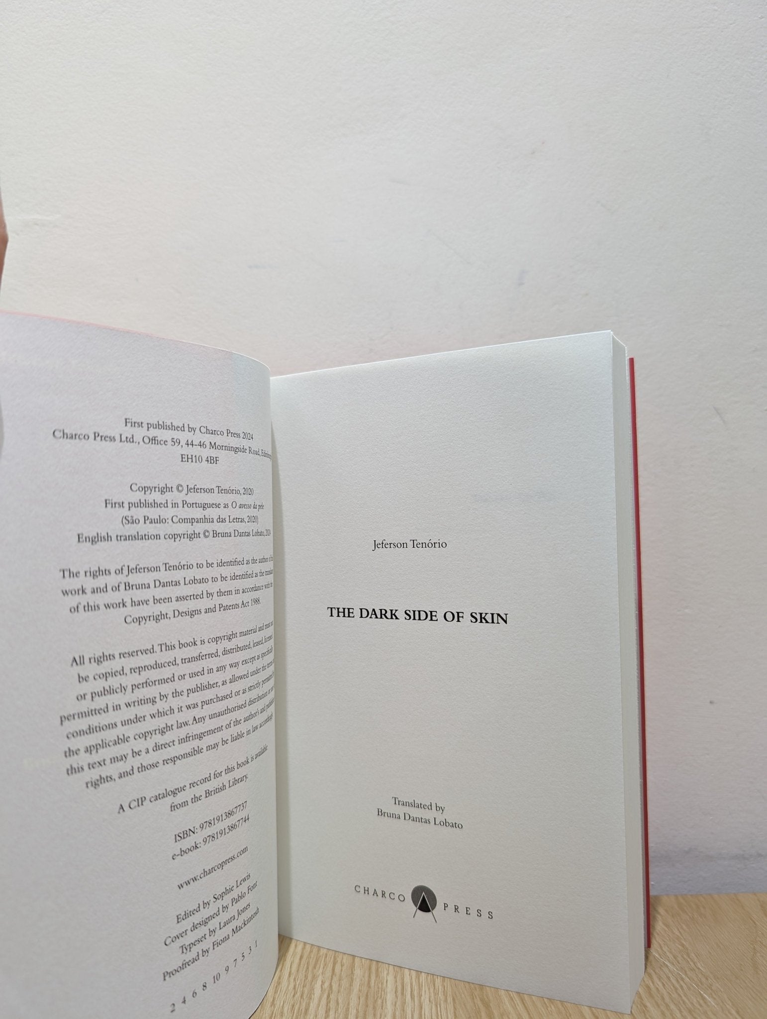 The Dark Side of Skin by Jeferson Tenório (First Edition) - Fialta Books