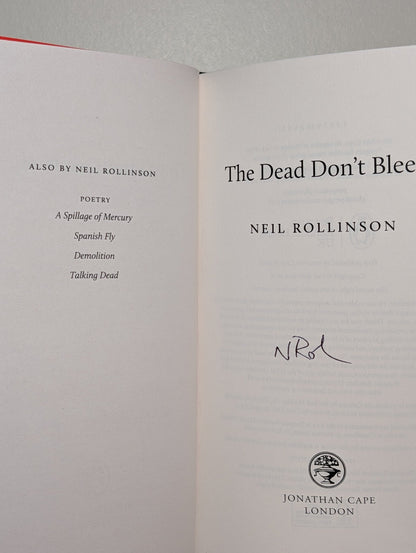 The Dead Don't Bleed by Neil Rollinson (Signed First Edition) - Fialta Books