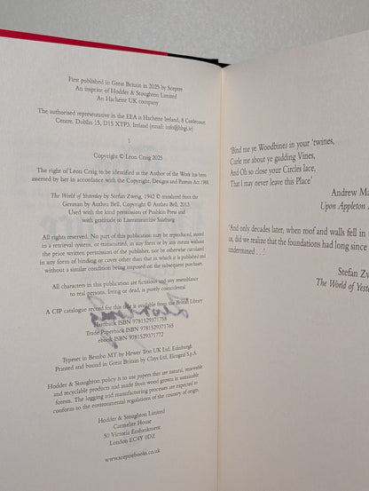 The Decadence by Leon Craig (Signed First Edition) - Fialta Books