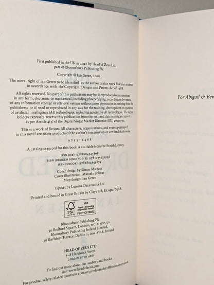 The Deep and the Drowned by Ian Green (Signed First Edition with sprayed edges) - Fialta Books