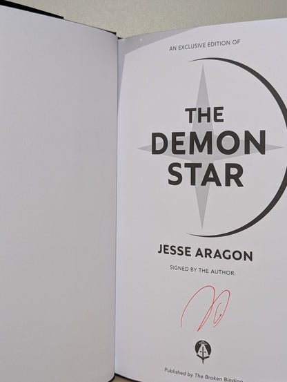 The Demon Star by Jesse Aragon (Signed Special Edition with sprayed edges) - Fialta Books