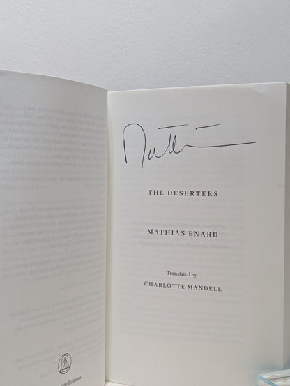 The Deserters by Mathias Enard (Signed First Edition) - Fialta Books