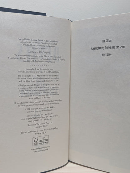 The Devils by Joe Abercrombie (Signed) - Fialta Books