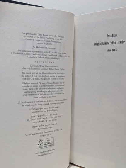 The Devils by Joe Abercrombie (Signed First Edition) - Fialta Books