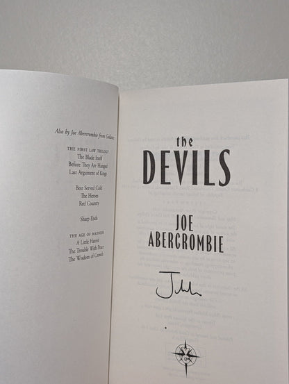 The Devils by Joe Abercrombie (Signed Paperback) - Fialta Books
