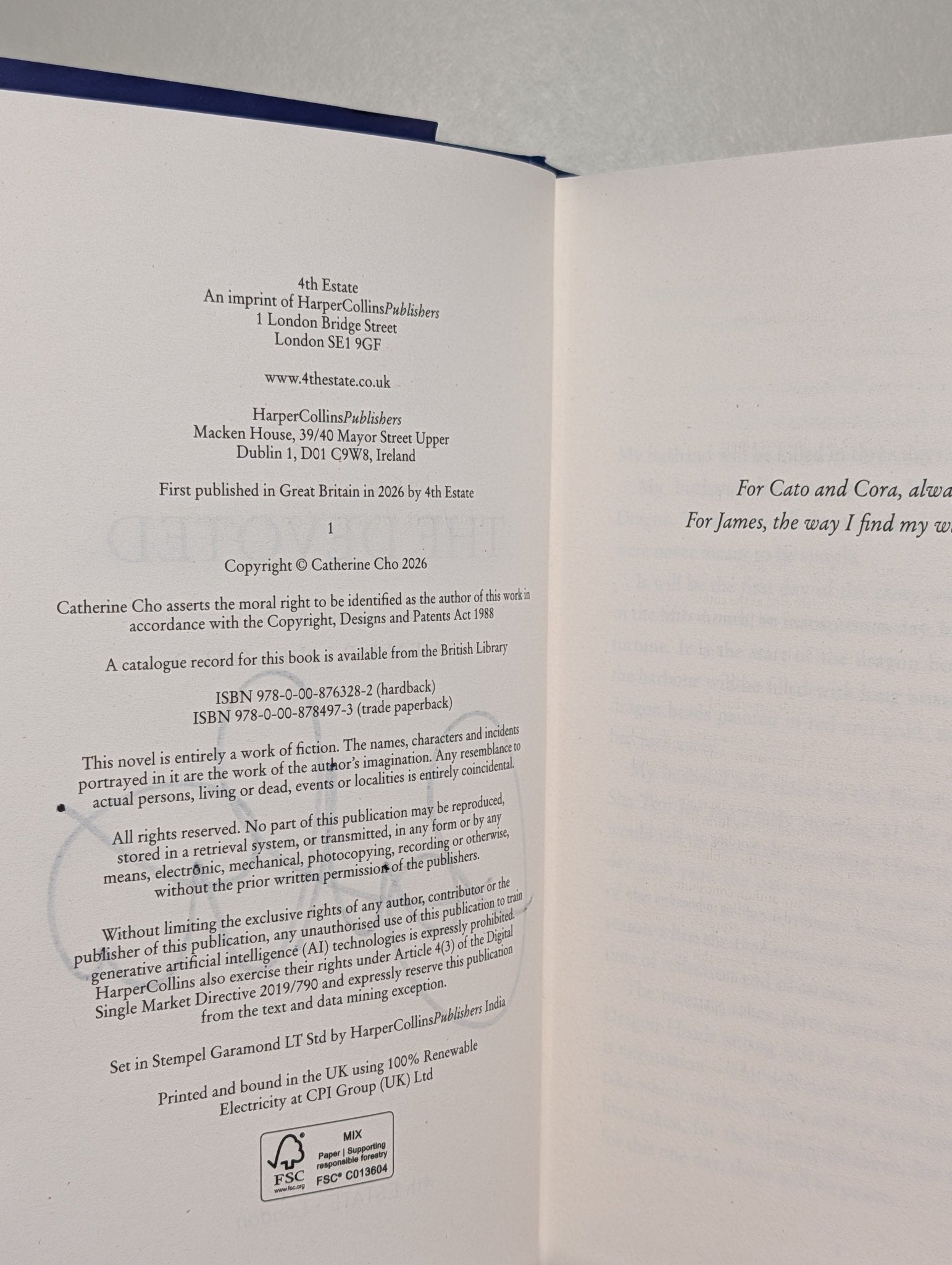The Devoted by Catherine Cho (Signed First Edition) - Fialta Books