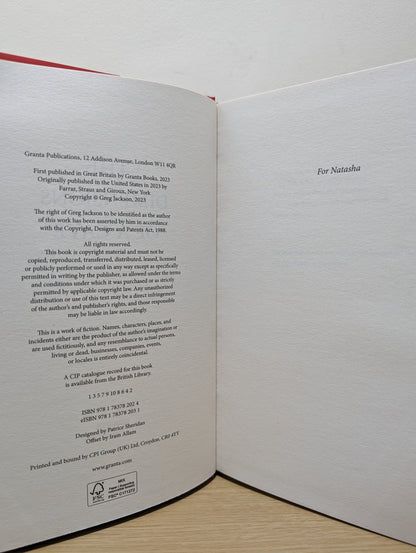 The Dimensions of a Cave by Greg Jackson (First Edition) - Fialta Books