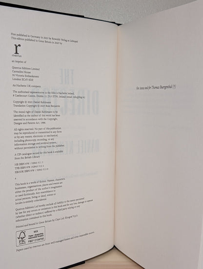 The Director by Daniel Kehlmann - Fialta Books