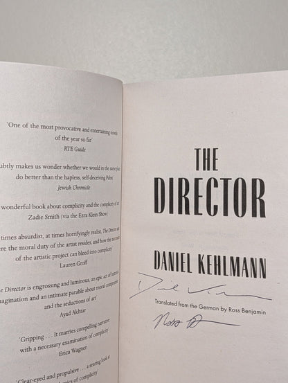 The Director by Daniel Kehlmann (Signed Paperback Edition) - Fialta Books