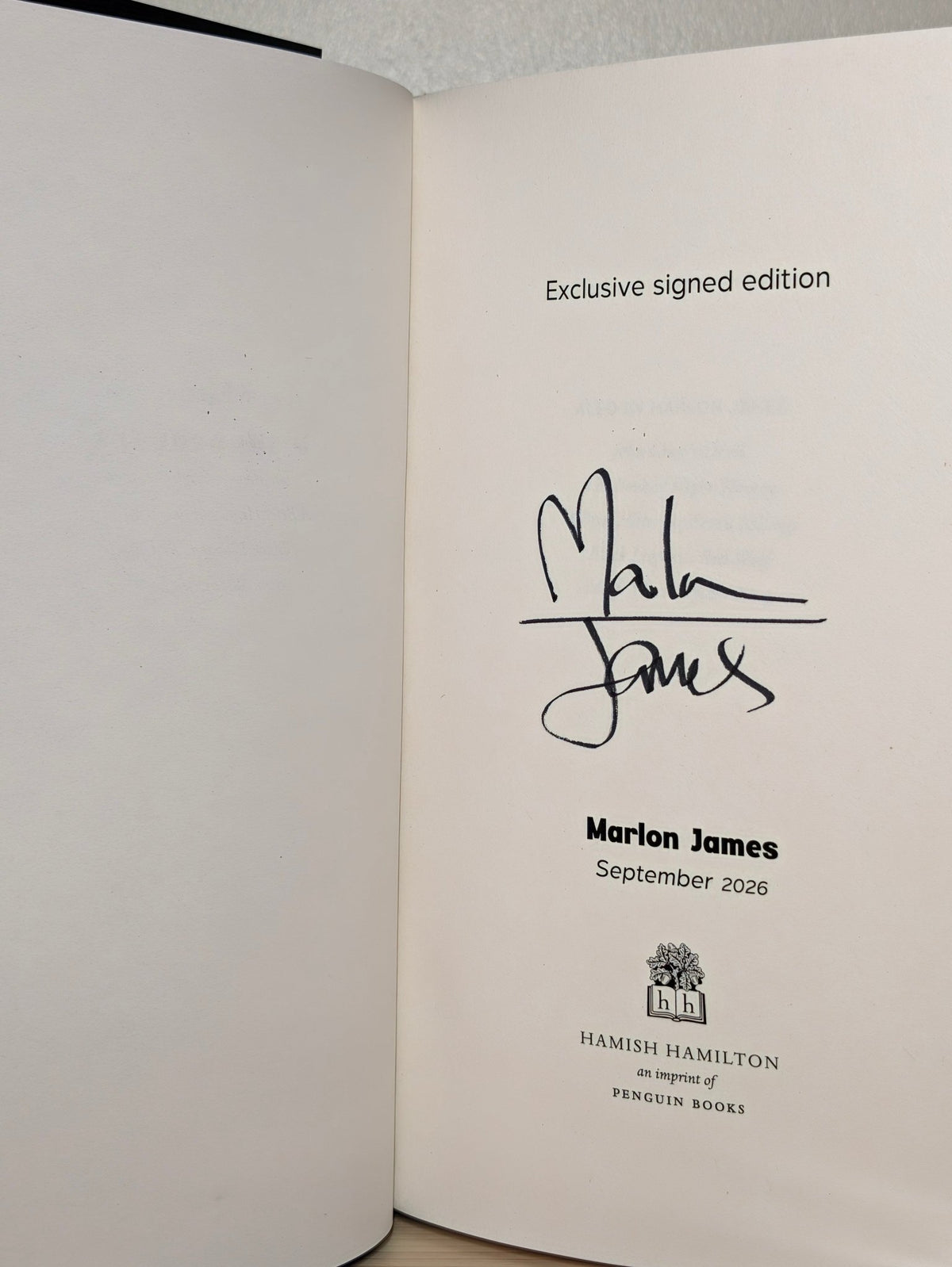The Disappearers by Marlon James (Signed First Edition) - Fialta Books