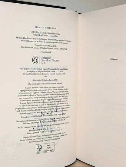 The Disappearers by Marlon James (Signed Numbered First Edition) - Fialta Books