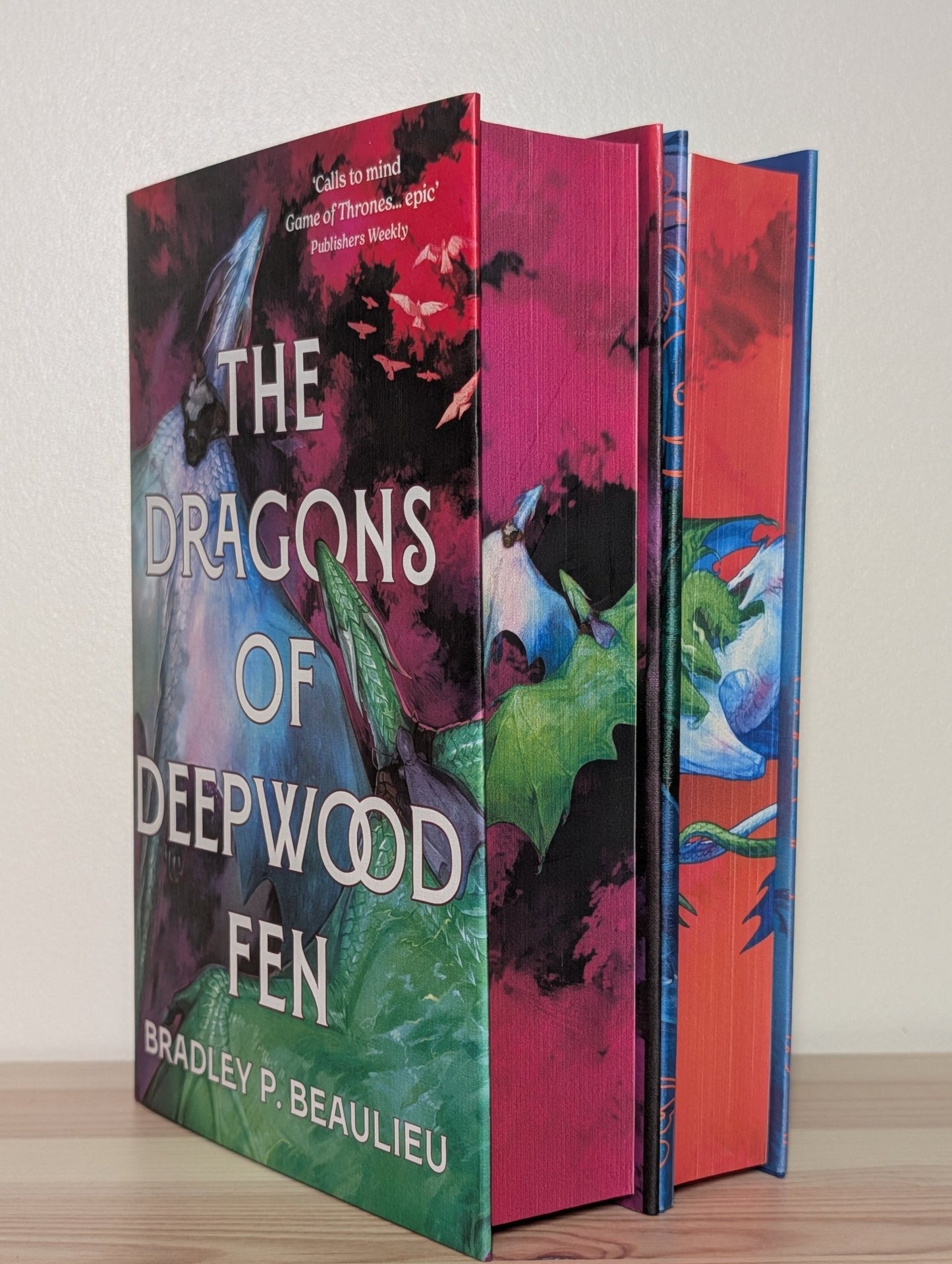 The Dragons of Deepwood Fen; A God of Countless Guises by Bradley P. Beaulieu (Signed First Edition with sprayed edges) - Fialta Books