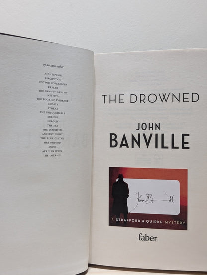 The Drowned by John Banville (Signed First Edition) - Fialta Books