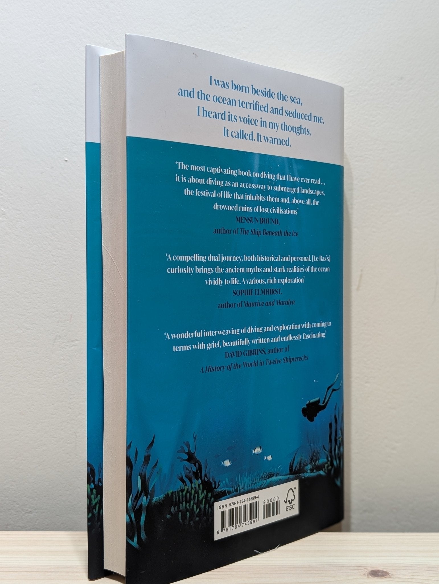 The Drowned Places: Diving in Search of Atlantis by Damian Le Bas (Signed First Edition) - Fialta Books