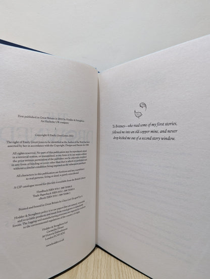 The Drowned Woods by Emily Lloyd - Jones (Signed First Edition with sprayed edges) - Fialta Books