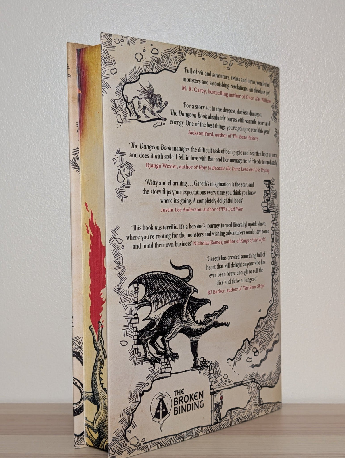 The Dungeon Book by Gareth Hanrahan (Signed First Edition with sprayed edges) - Fialta Books