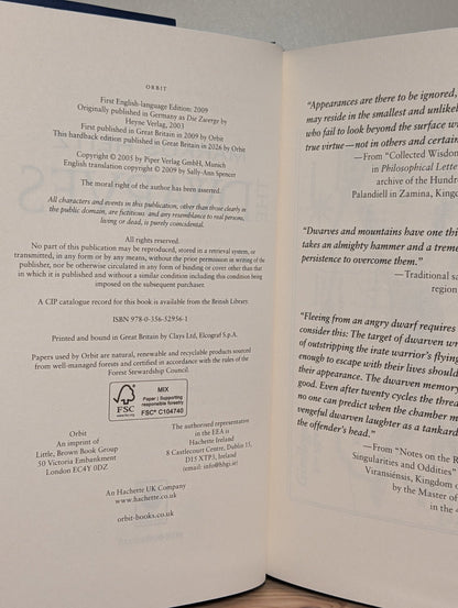 The Dwarves; The War of The Dwarves by Markus Heitz (Signed Deluxe Edition with sprayed edges) - Fialta Books