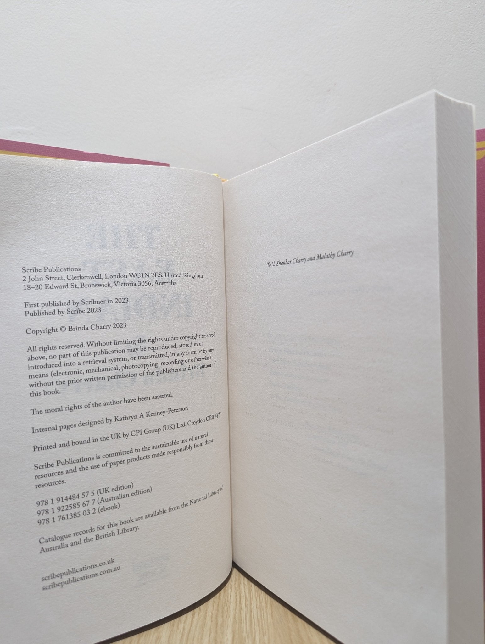 The East Indian by Brinda Charry (First Edition) - Fialta Books