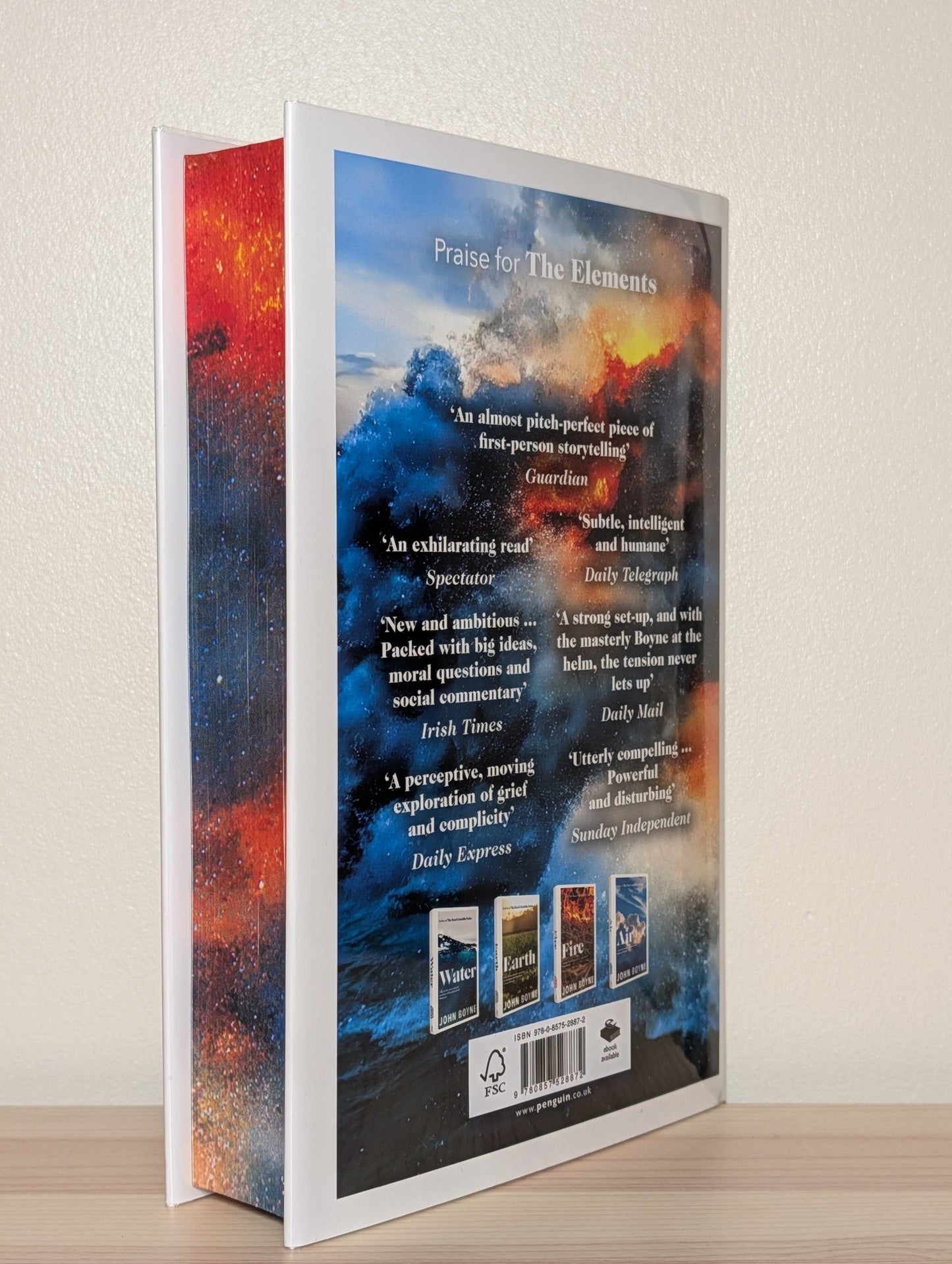 The Elements by John Boyne (Signed with sprayed edges) - Fialta Books