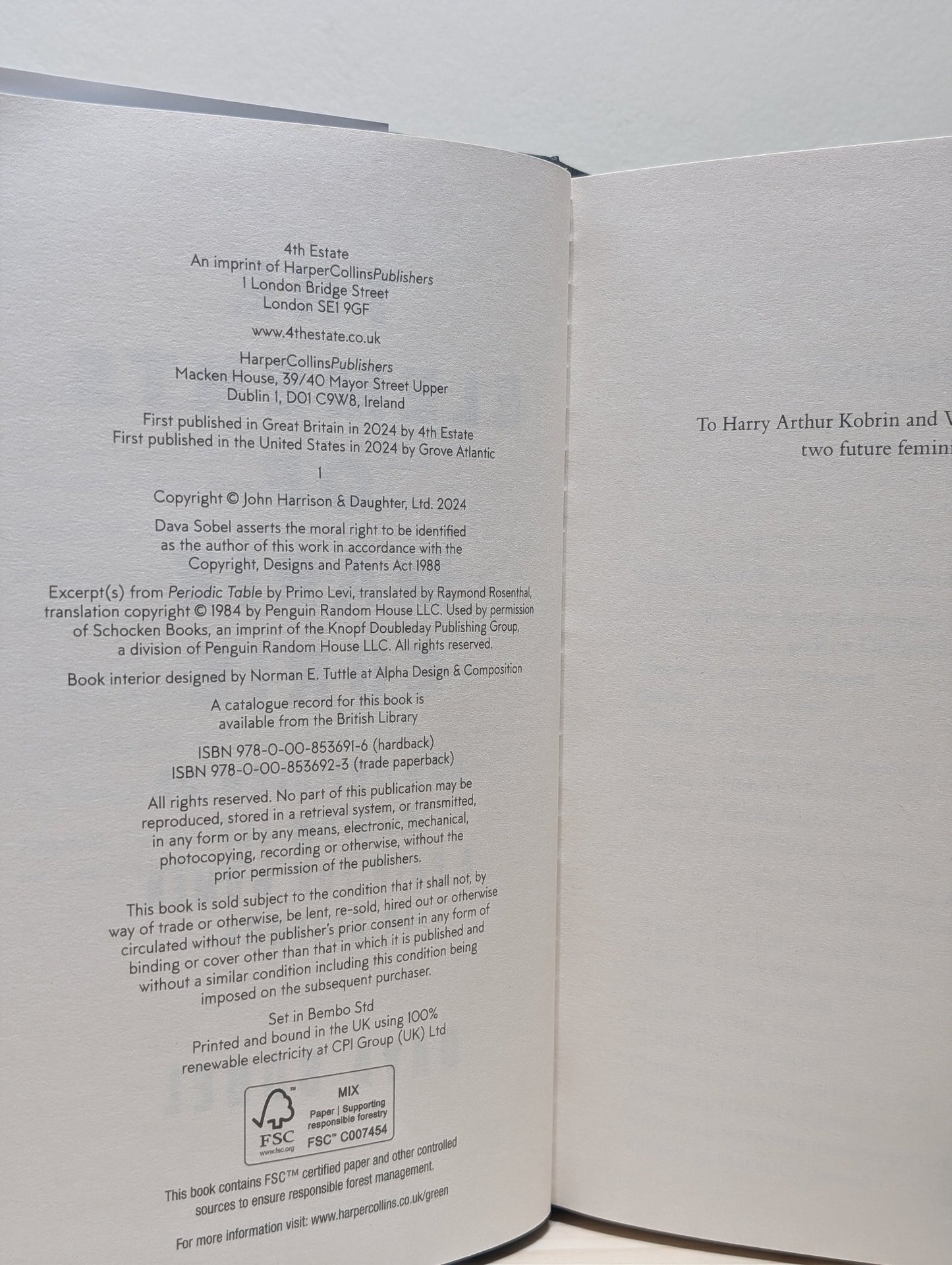 The Elements of Marie Curie by Dava Sobel (Signed First Edition) - Fialta Books