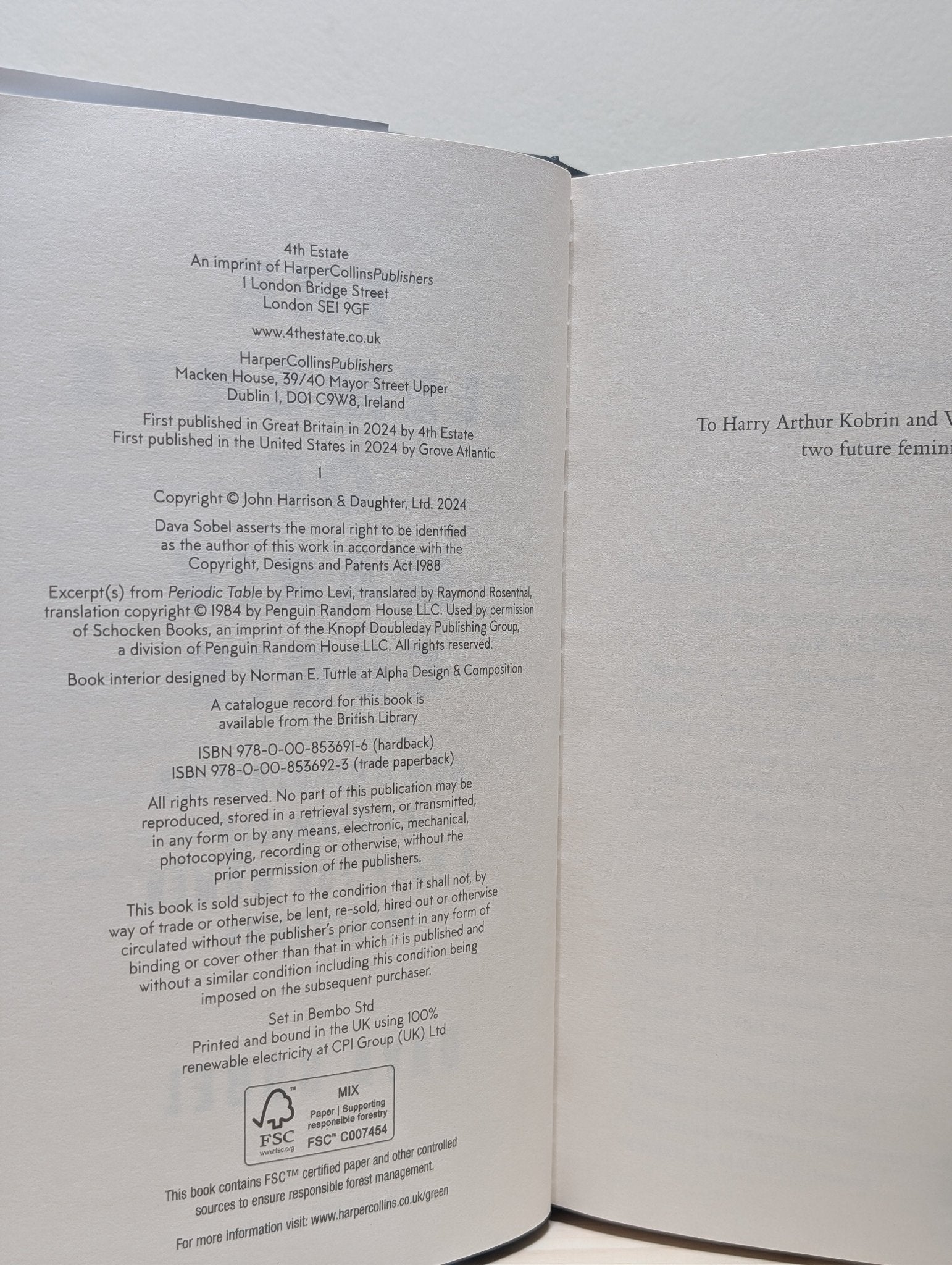 The Elements of Marie Curie by Dava Sobel (Signed First Edition) - Fialta Books