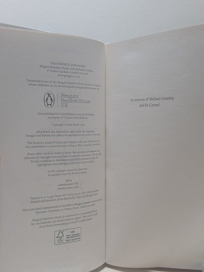 The Elements: Water; Earth; Fire; Air by John Boyne (Signed First Edition Set) - Fialta Books