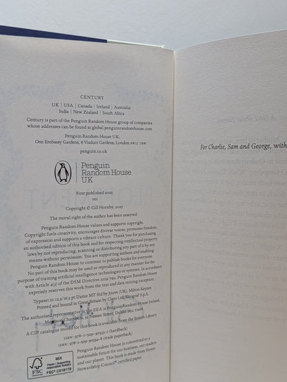 The Elopement by Gill Hornby (Signed First Edition with sprayed edges) - Fialta Books