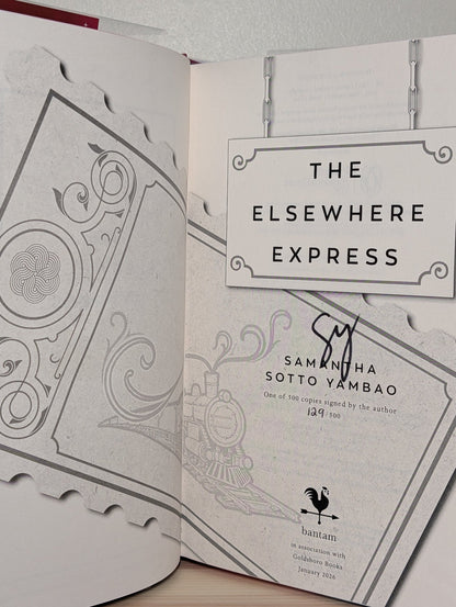 The Elsewhere Express by Samantha Sotto Yambao (Signed Numbered with sprayed edges) - Fialta Books