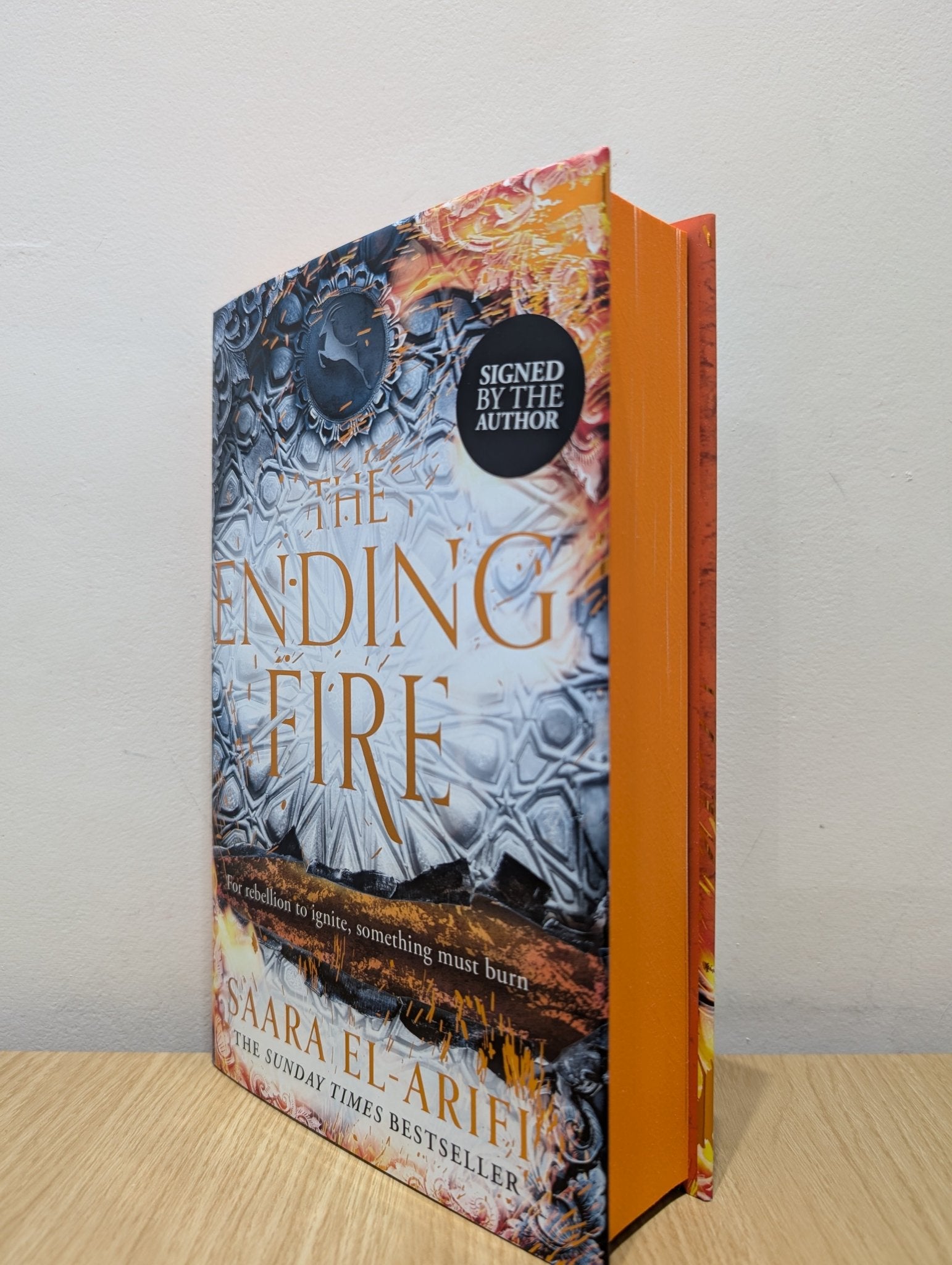 The Ending Fire by Saara El - Arifi (Signed First Edition with sprayed edges) - Fialta Books
