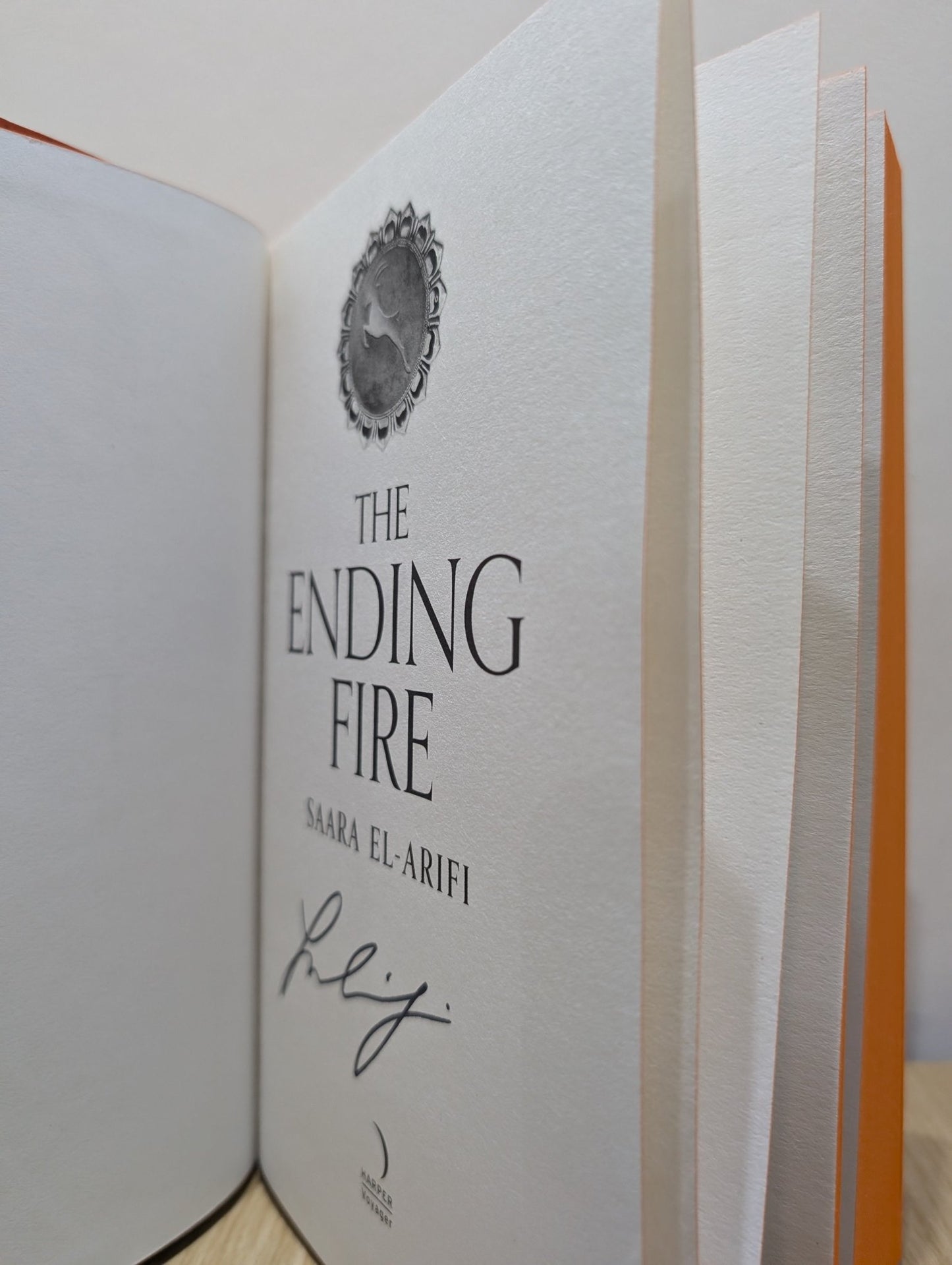 The Ending Fire by Saara El - Arifi (Signed First Edition with sprayed edges) - Fialta Books