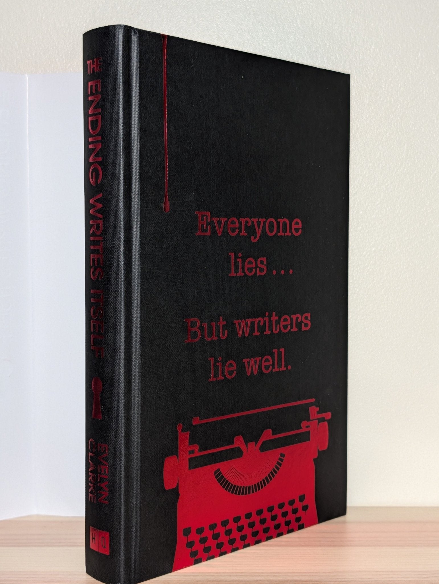 The Ending Writes Itself by Evelyn Clarke (Signed First Edition with sprayed edges) - Fialta Books