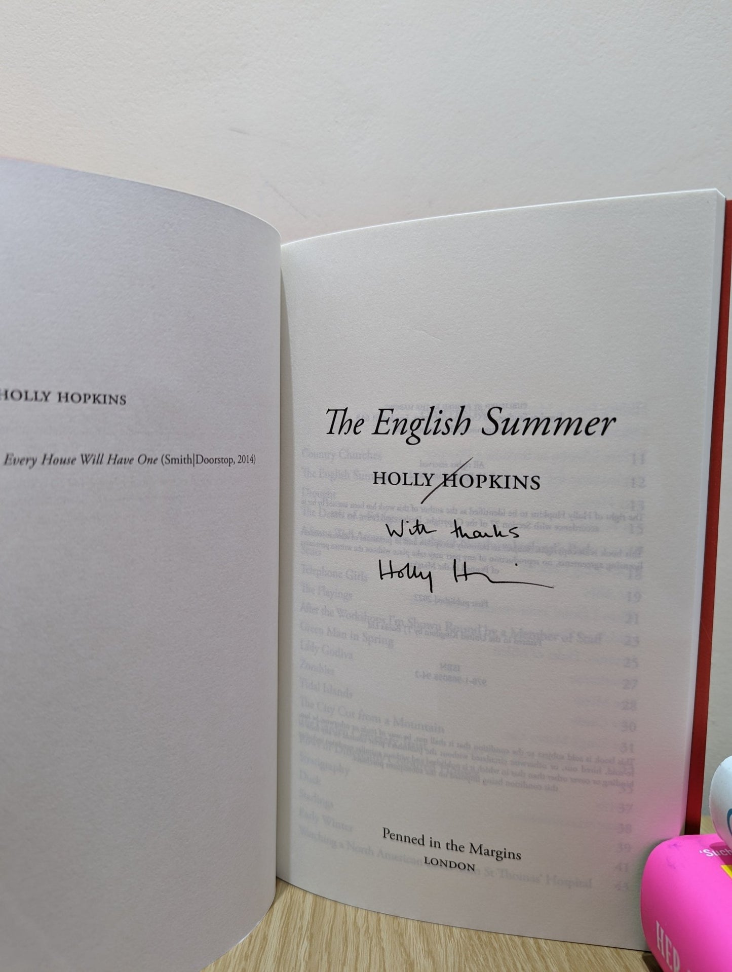 The English Summer by Holly Hopkins (Signed First Edition) - Fialta Books