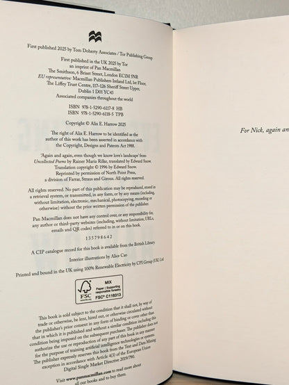 The Everlasting by Alix E Harrow (Signed First Edition with sprayed edges) - Fialta Books