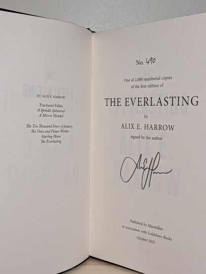 The Everlasting by Alix E. Harrow (Signed Numbered Edition with sprayed edges) - Fialta Books