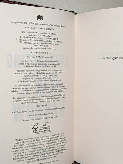 The Everlasting by Alix E. Harrow (Signed Special Edition with sprayed edges) - Fialta Books