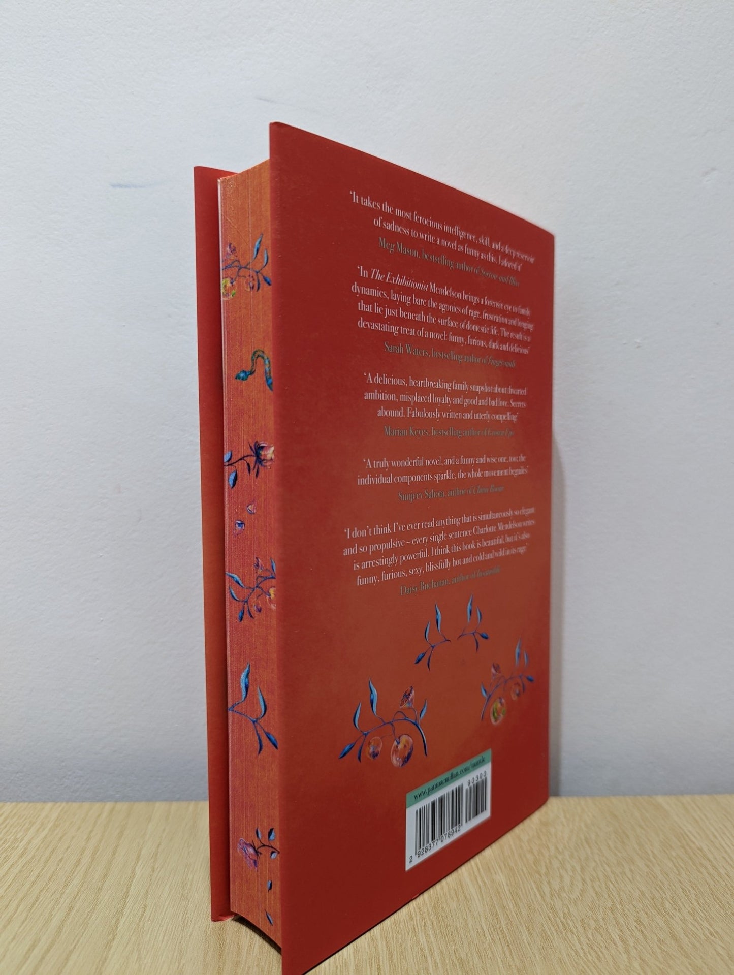 The Exhibitionist by Charlotte Mendelson (Signed First Edition with sprayed edges) - Fialta Books