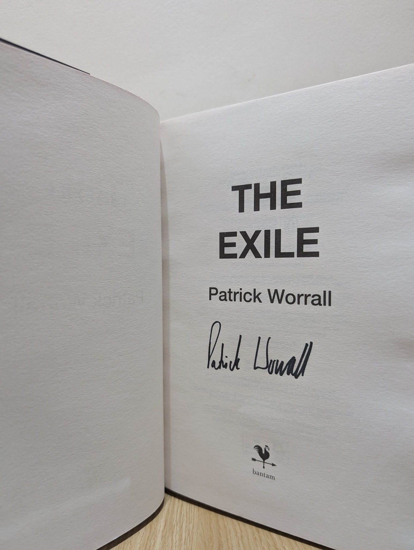 The Exile by Patrick Worrall (Signed First Edition) - Fialta Books
