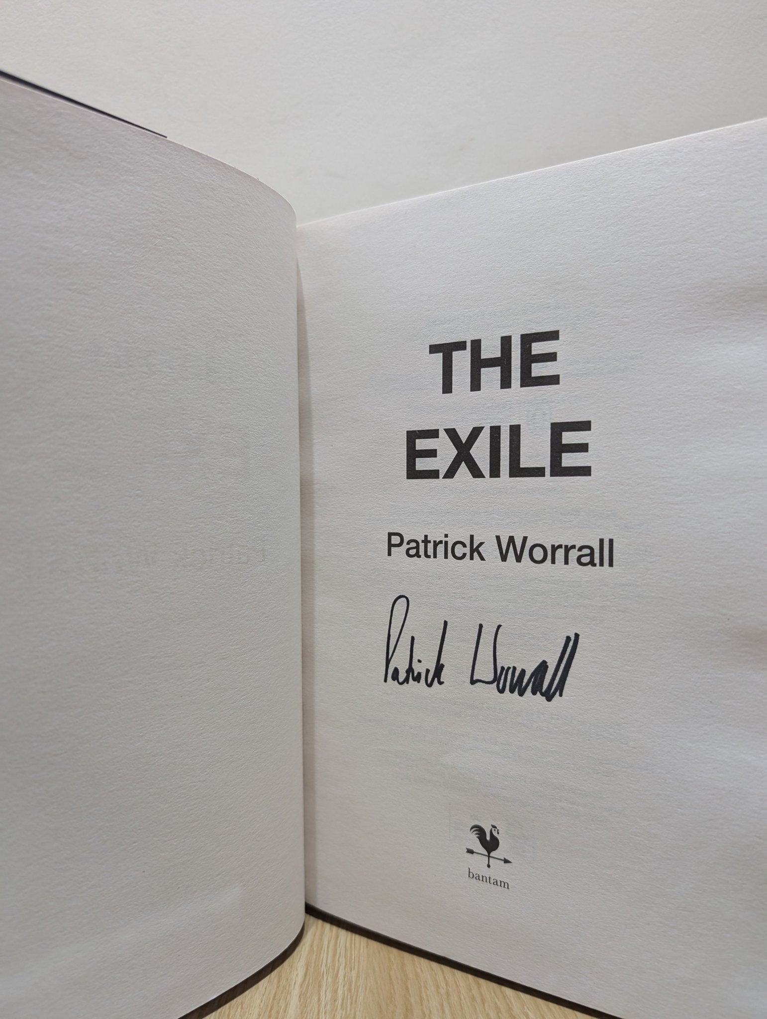 The Exile by Patrick Worrall (Signed First Edition) - Fialta Books