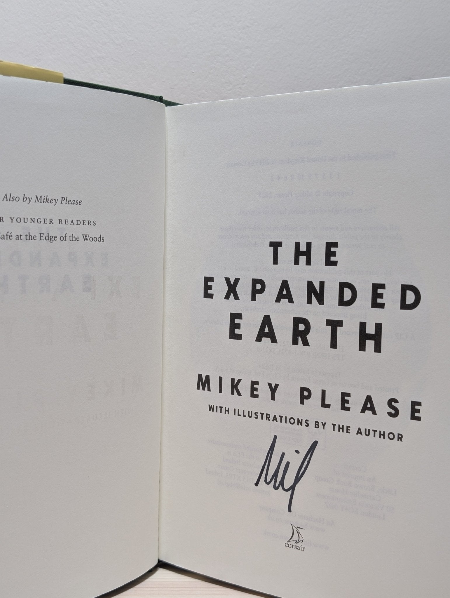 The Expanded Earth by Mikey Please (Signed First Edition with sprayed edges) - Fialta Books