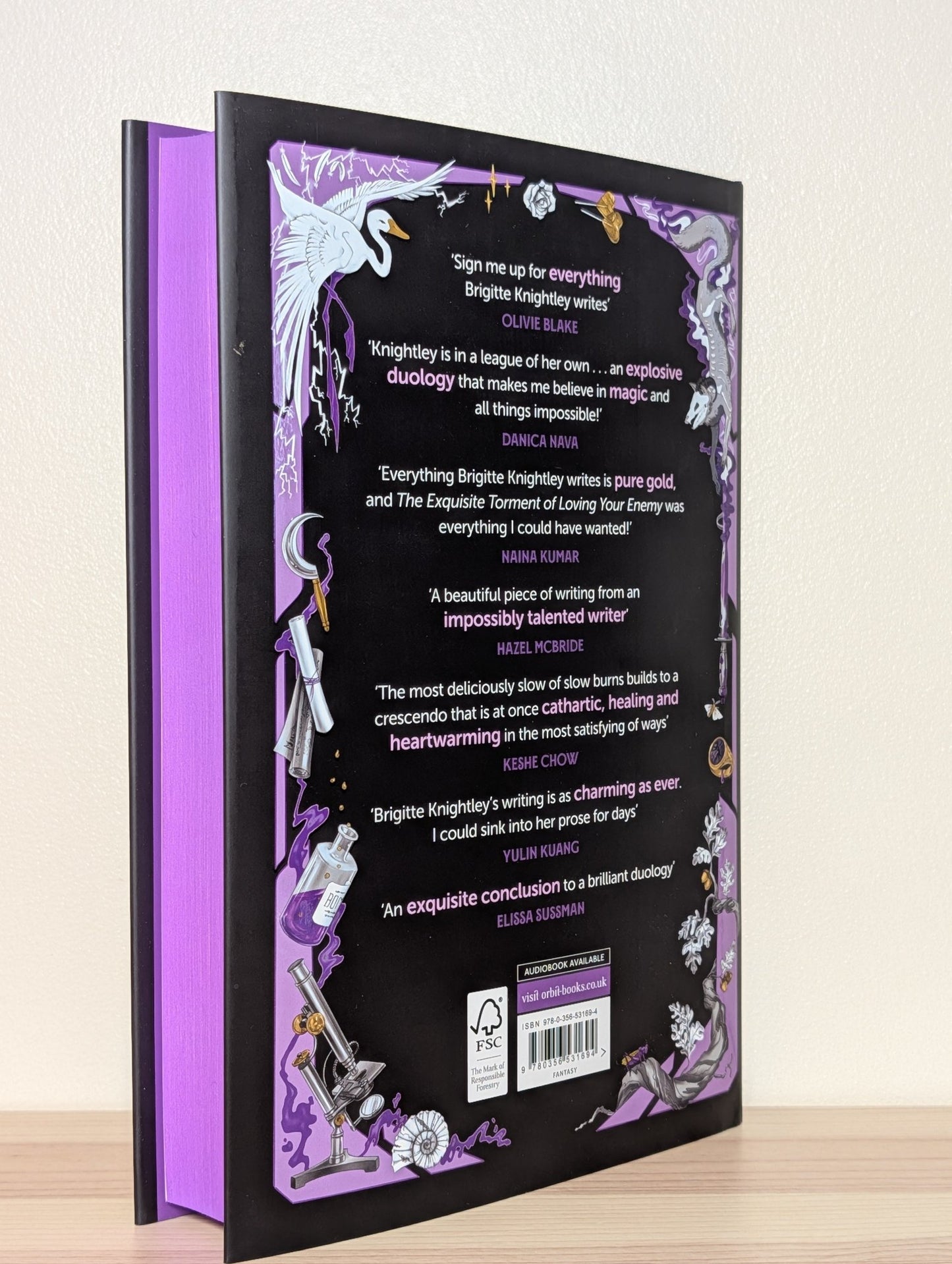 The Exquisite Torment of Loving Your Enemy by Brigitte Knightley (Signed First Edition with sprayed edges) - Fialta Books