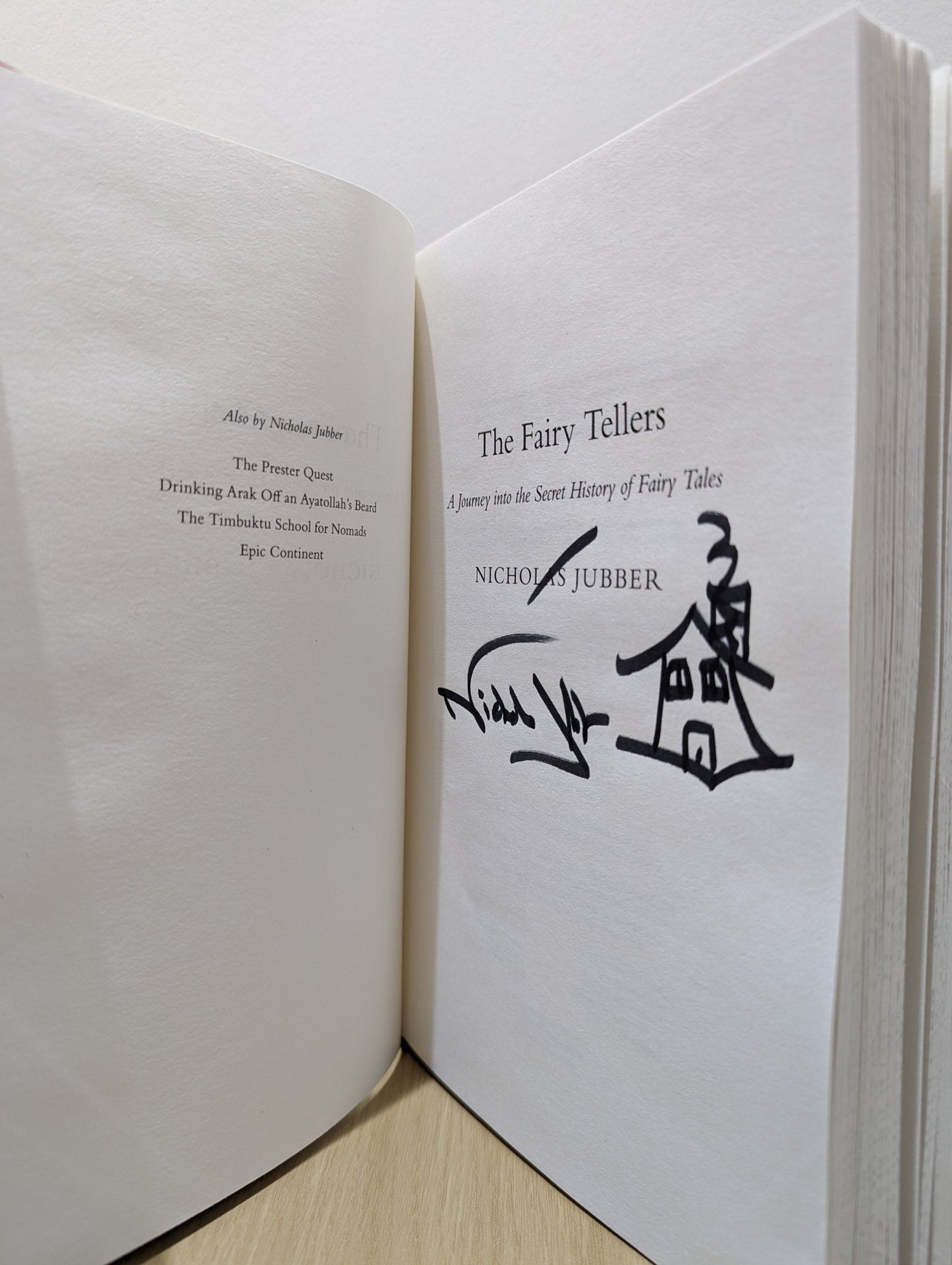 The Fairy Tellers: A Journey into the Secret History of Fairy Tales by Nicholas Jubber (Signed First Edition) - Fialta Books
