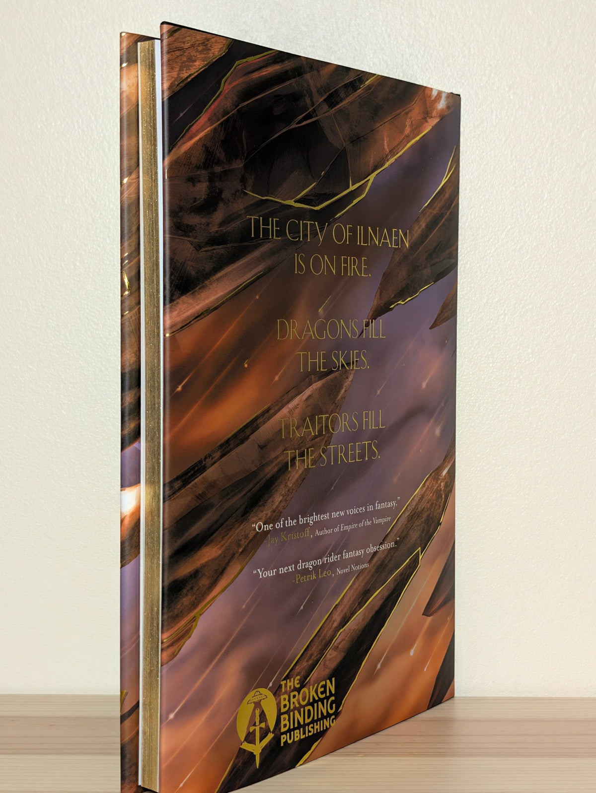 The Fall by Ryan Cahill (Signed First Edition with gilded edges) - Fialta Books