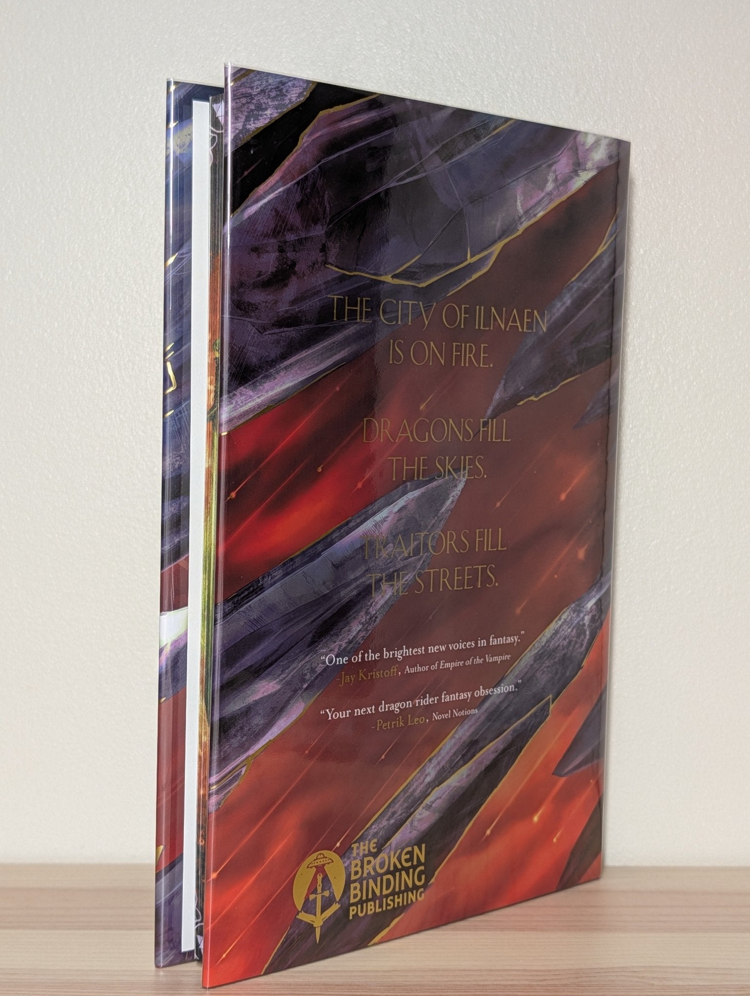 The Fall by Ryan Cahill (Signed Numbered Edition with sprayed edges) - Fialta Books