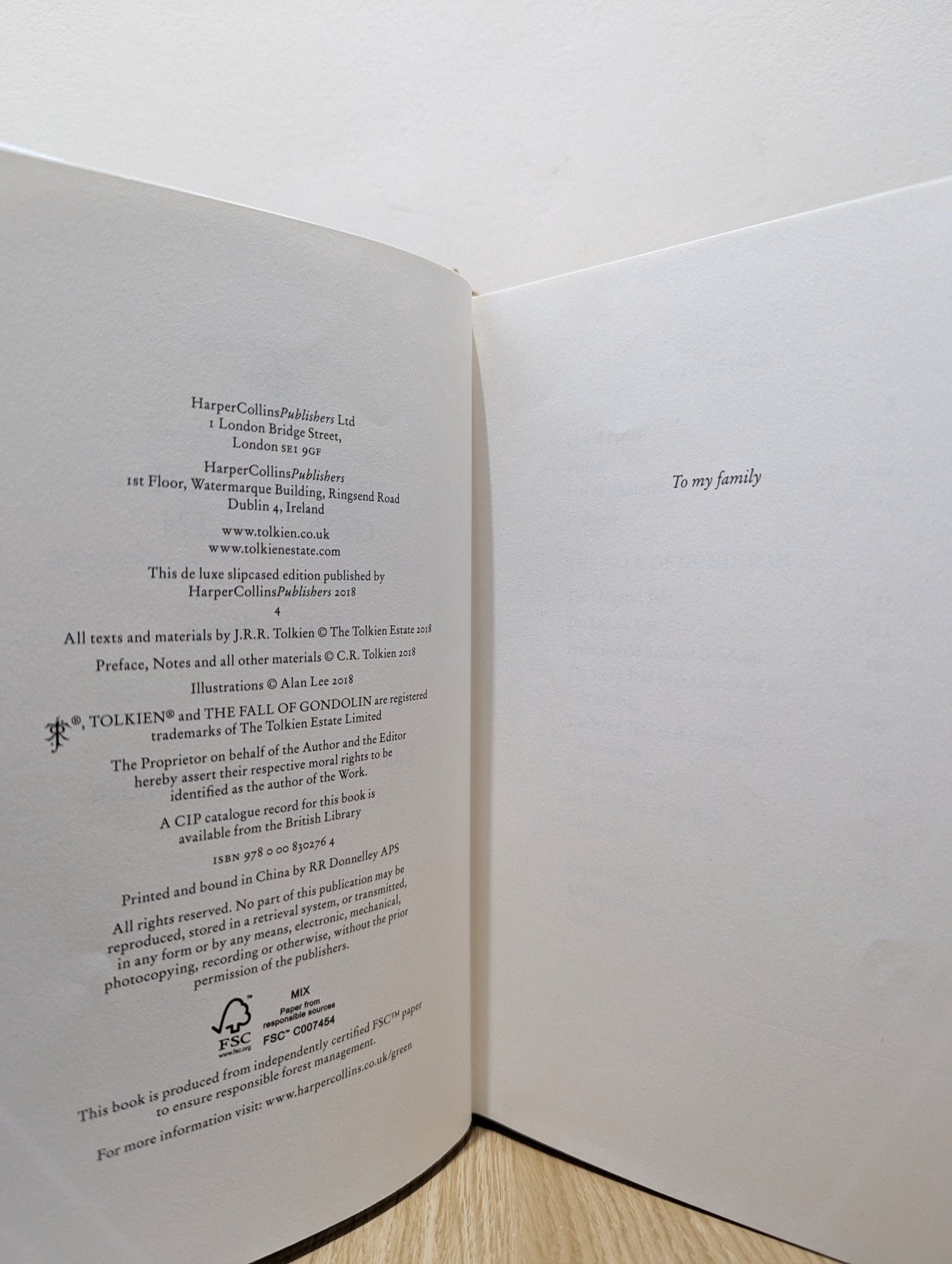 The Fall of Gondolin by J. R. R. Tolkien (Deluxe Slipcase edition) - Fialta Books