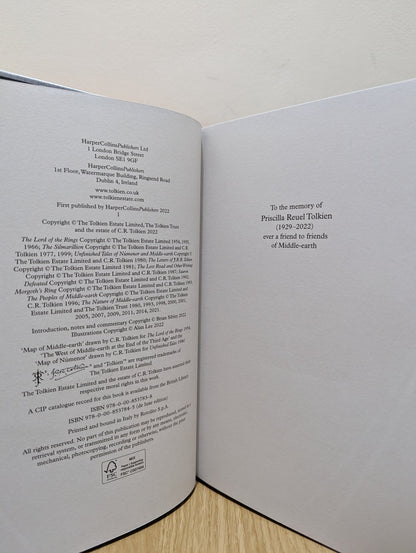 The Fall of Numenor by Alan Lee J. R. R. Tolkien Brian Sibley (Signed Deluxe Edition) - Fialta Books