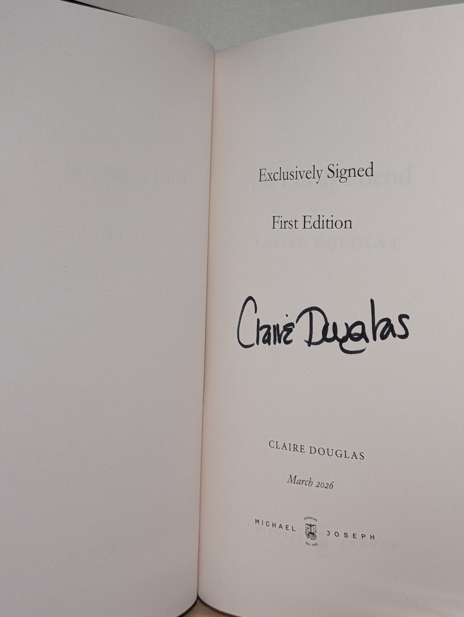 The Family Friend by Claire Douglas (Signed) - Fialta Books