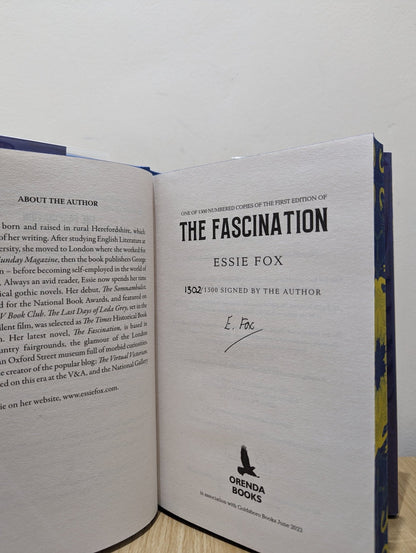 The Fascination by Essie Fox (Signed Numbered First Edition with sprayed edges) - Fialta Books