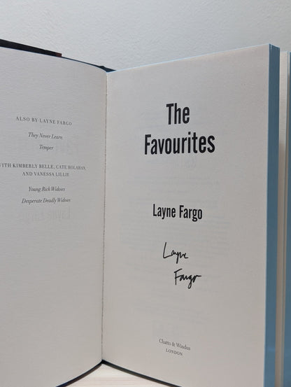 The Favourites by Layne Fargo (Signed First Edition with sprayed edges) - Fialta Books