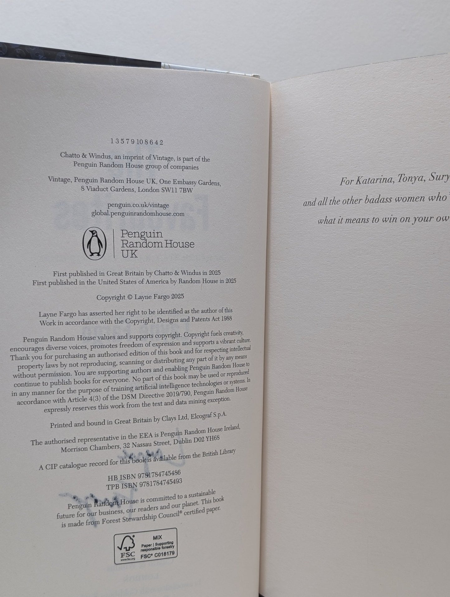 The Favourites by Layne Fargo (Signed Numbered First Edition with sprayed edges) - Fialta Books