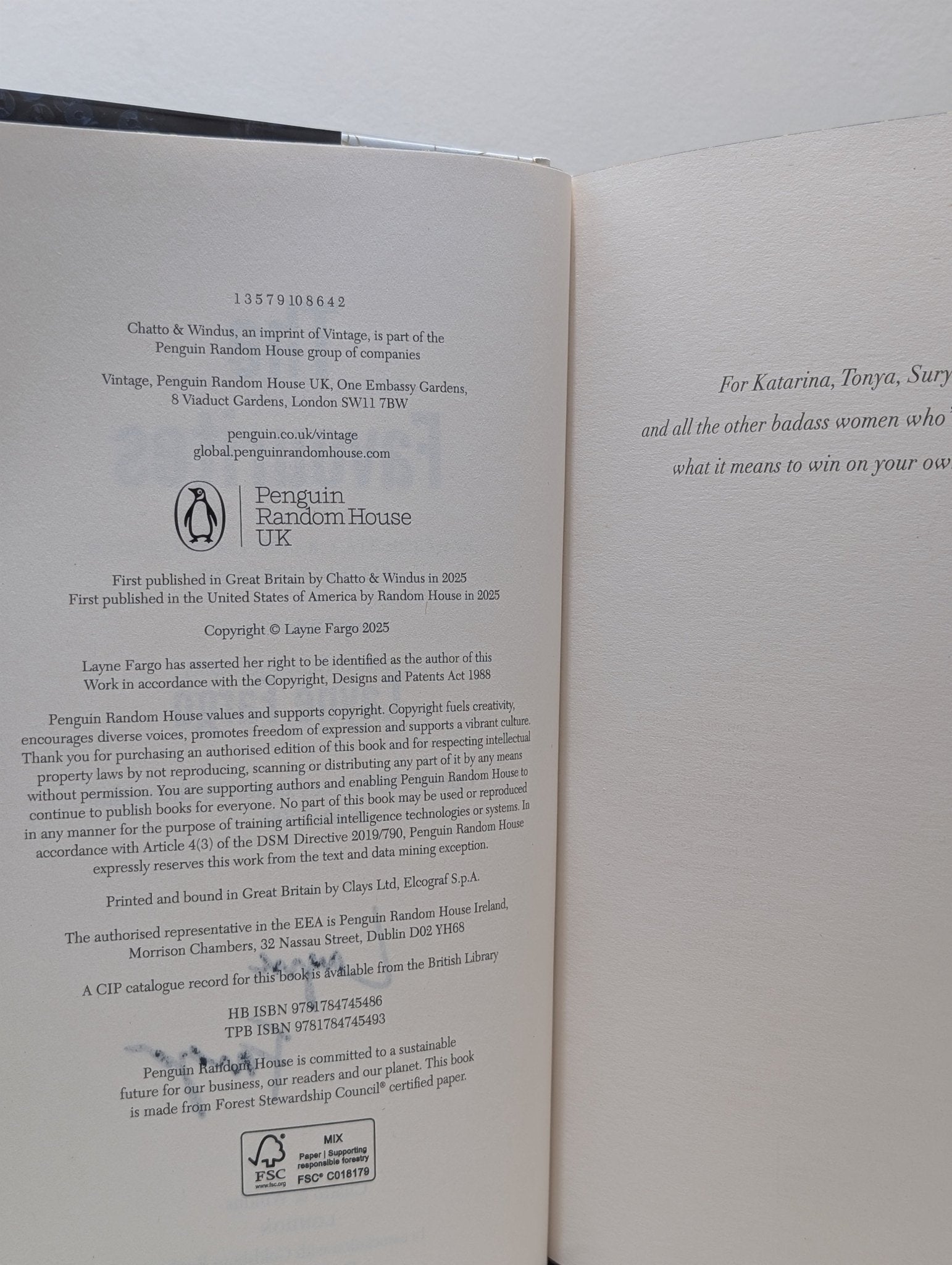 The Favourites by Layne Fargo (Signed Numbered First Edition with sprayed edges) - Fialta Books